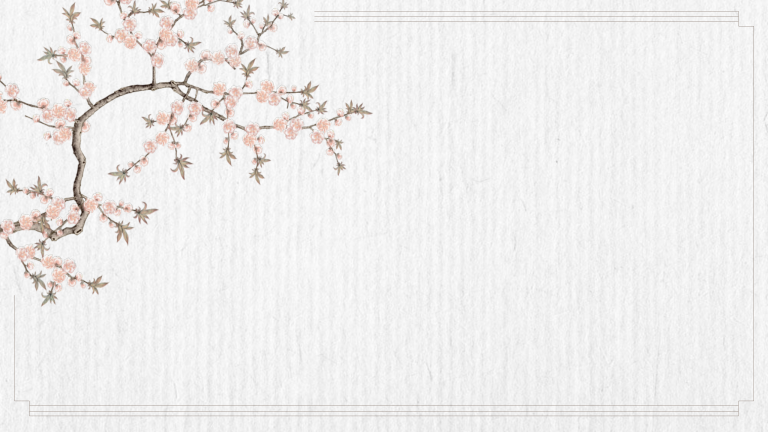 雅致梅花花枝背景素材
